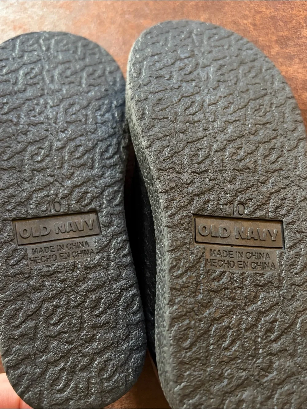 Old Navy Black Patent Double-Strap Mary Jane Shoes